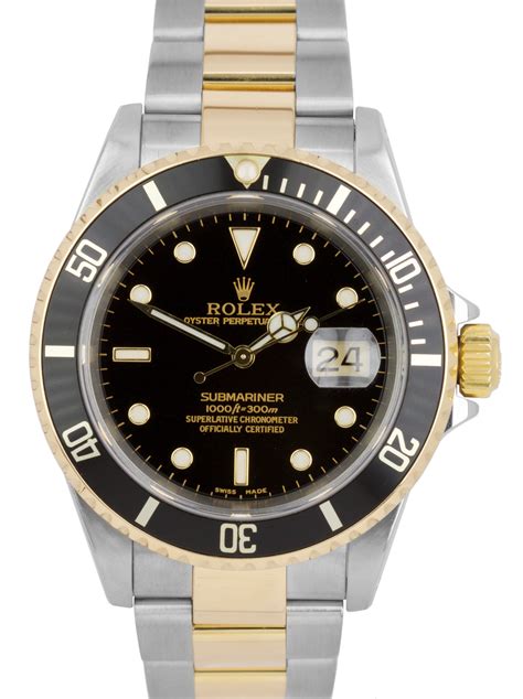 rolex submariner 16613 two tone